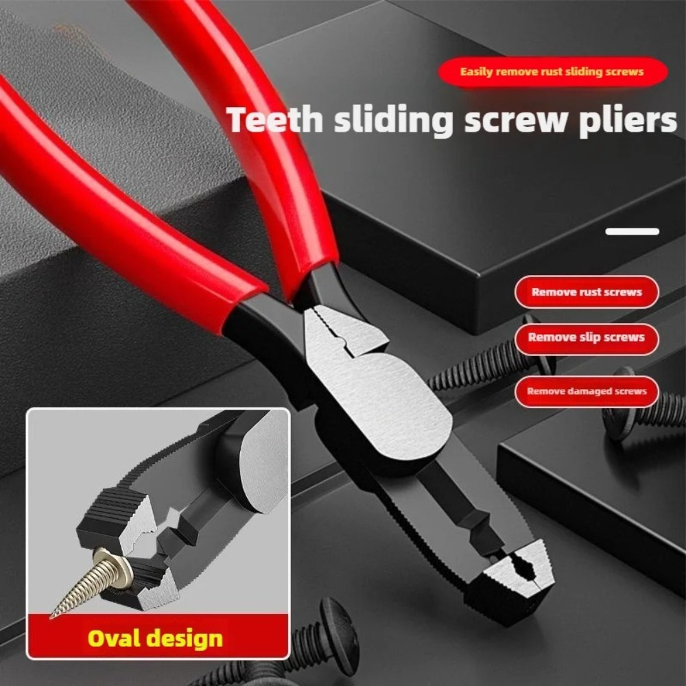 Multi Tool Plier - Alicates para tornillos con dientes deslizantes,