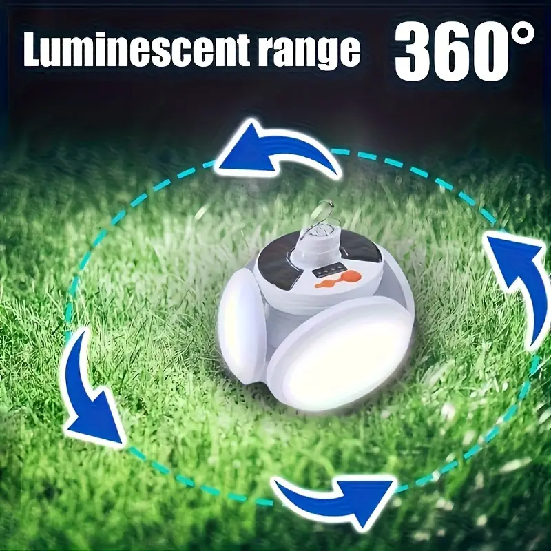 1 luz solar plegable con carga - Solar Emergency Charger reseña y precio