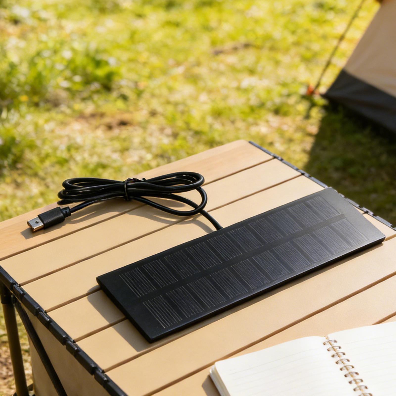 Panel Solar Portátil de 5W 5V, - Solar Emergency Charger reseña y precio