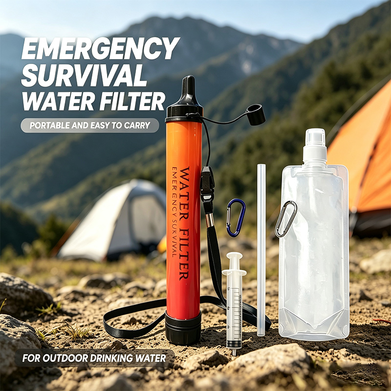 Mini filtro de agua portátil p - Water Purification Straw reseña y precio