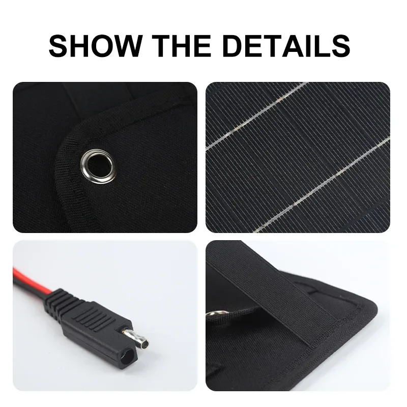 Panel solar flexible portátil  - Solar Emergency Charger reseña y precio