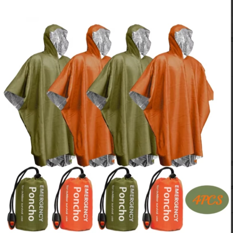 Poncho de Emergencia Portátil, - Survival Blanket Reflective reseña y precio
